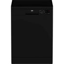 Beko 60cm Freestanding Black Dishwasher | DVN04320B Beko Dishwasher Euronics Ireland