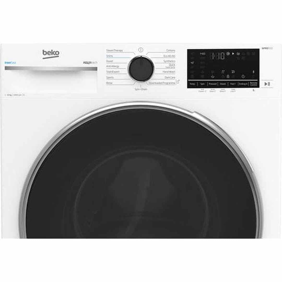 Beko Freestanding 12kg 1400rpm Washing Machine with AquaTech - White | B5W1241AW Beko Washing Machine Tomo Burke Electrical