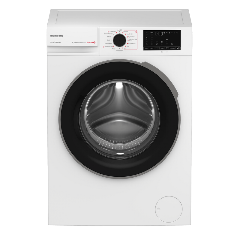 Blomberg 8kg 1400rpm Washing Machine with SpinSave White | LWA18461W Blomberg Washing Machine Euronics Ireland