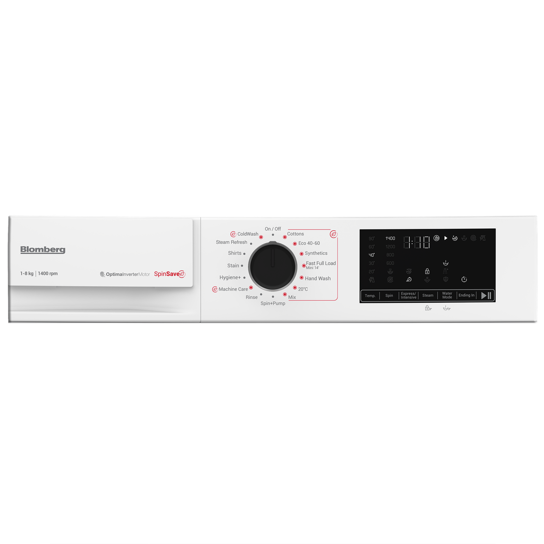 Blomberg 8kg 1400rpm Washing Machine with SpinSave White | LWA18461W Blomberg Washing Machine Euronics Ireland