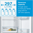 Bosch Serie 2 Freestanding 50/50 Fridge Freezer | KGN34NLEAG Bosch Euronics.ie
