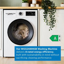 Bosch Series 6 Washing machine, front loader 9kg 1400 rpm - White | WGG24400GB Bosch Euronics.ie