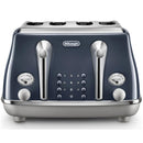 DeLonghi Icona Capitals 4 Slice Toaster | CTOC4003.BL DeLonghi 
