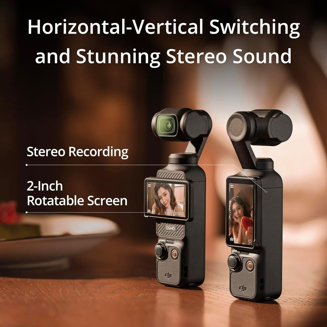 DJI Osmo Pocket 3 Handheld Stabilised 4K Camera | CP.OS.00000301.02 DJI Euronics Ireland