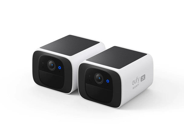 Eufy SoloCam S220 Solar 2K Security Cameras - Twin Pack | E8134321 — product image