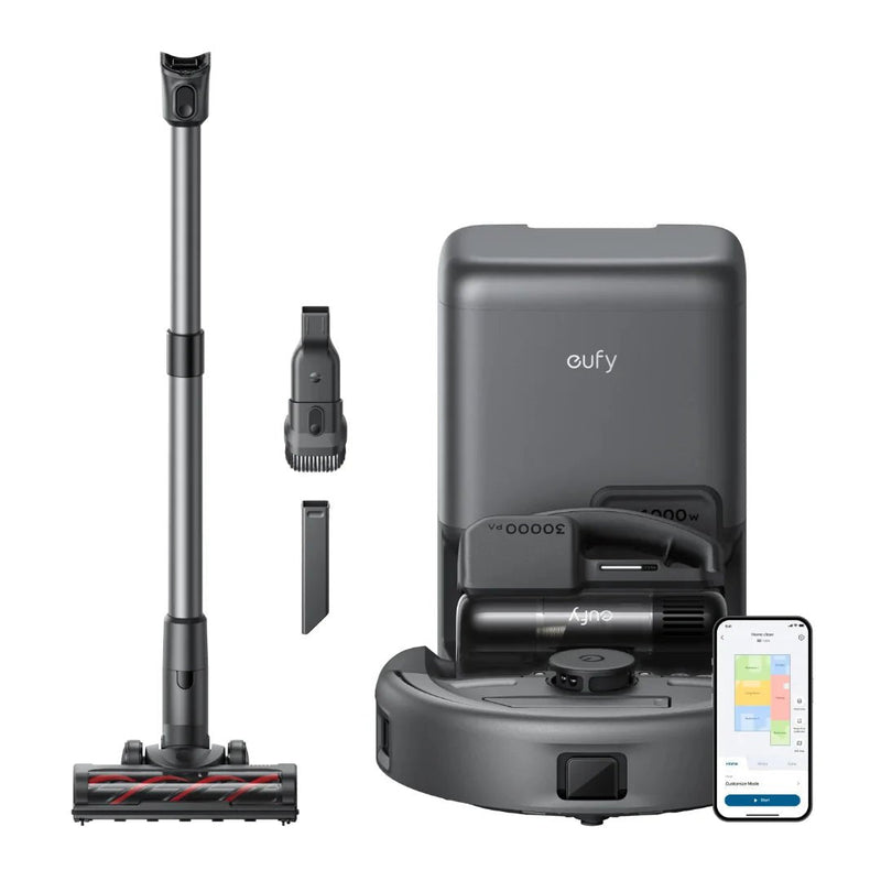 Eufy Robot Vacuum 3-in-1 E20 with Versatile Stick and Handheld Vacuum Cleaner Combo | T2070 Eufy Robot Vacuum Euronics Ireland