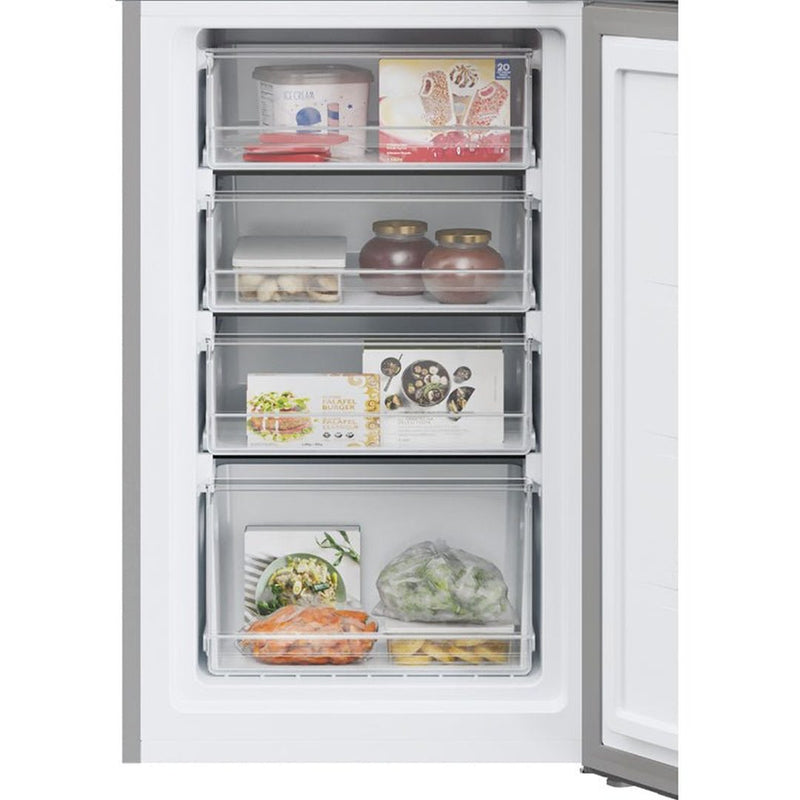 Hoover 252L 50/50 Low Frost Freestanding Fridge Freezer - Metal Back | HVT3CLECKIHS-1 Hoover Euronics.ie