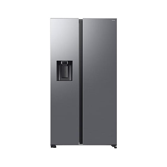 Samsung 640L Bespoke AI Series 6 Side-by-Side Fridge Freezer with SpaceMax, Silver | RS70F64KETEU Samsung American Fridge Freezer Tomo Burke Electrical