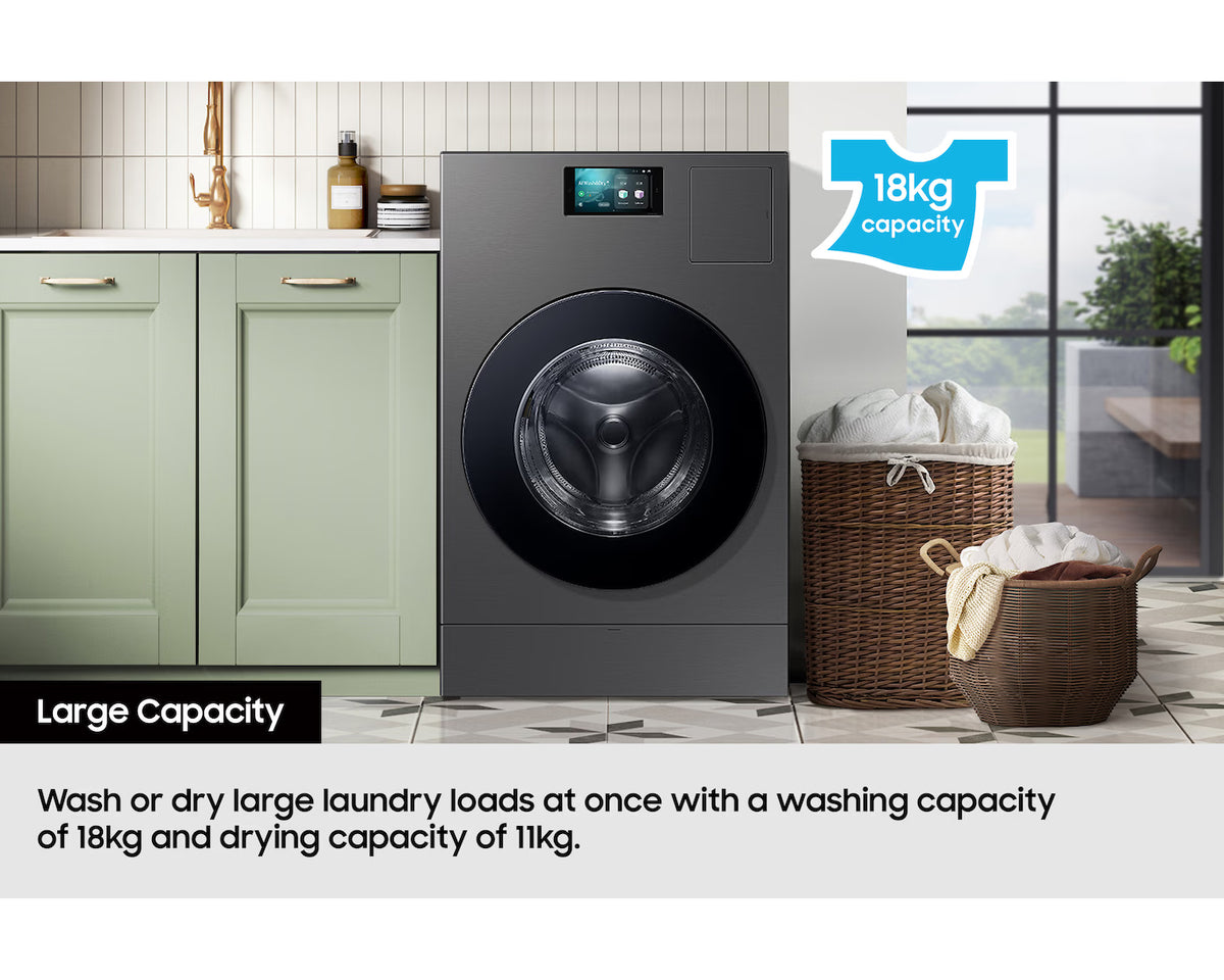 Samsung Washer Dryer 18kg/11kg | WD18DB8995BZT1