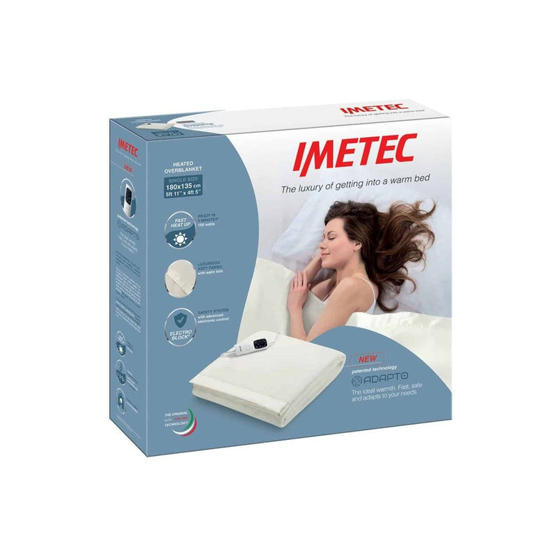 Imetec Adapto Solid Fleece Single Heated Overblanket | 16737 Imetec Euronics.ie