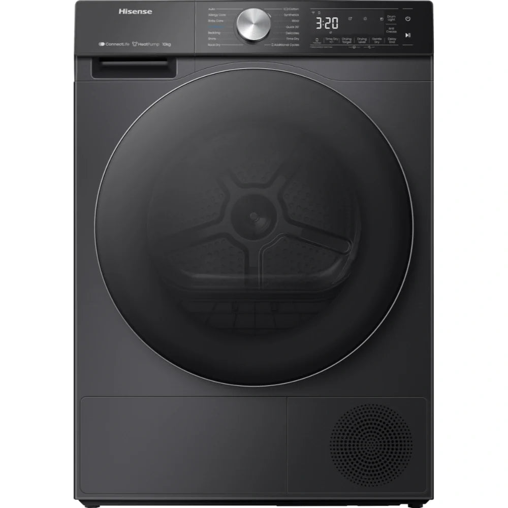 Hisense 5S Series 10 kg WiFi Heat Pump Tumble Dryer | Black | DH5S102BB