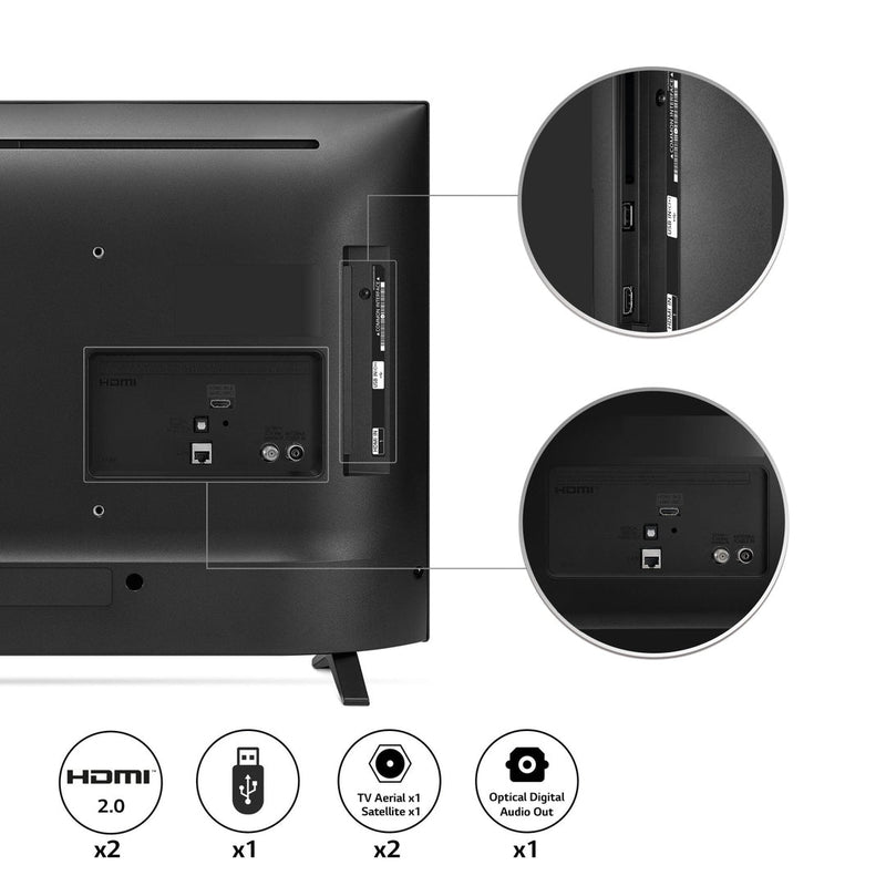 LG 32" Full HD HDR LED Smart TV | 32LQ63006LA LG Euronics.ie
