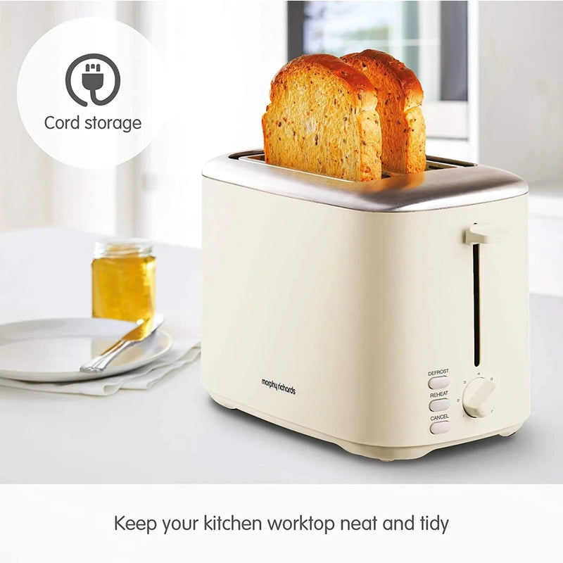 Morphy Richards Equip 2 Slice Cream Toaster | 222065 Morphy Richards Euronics.ie