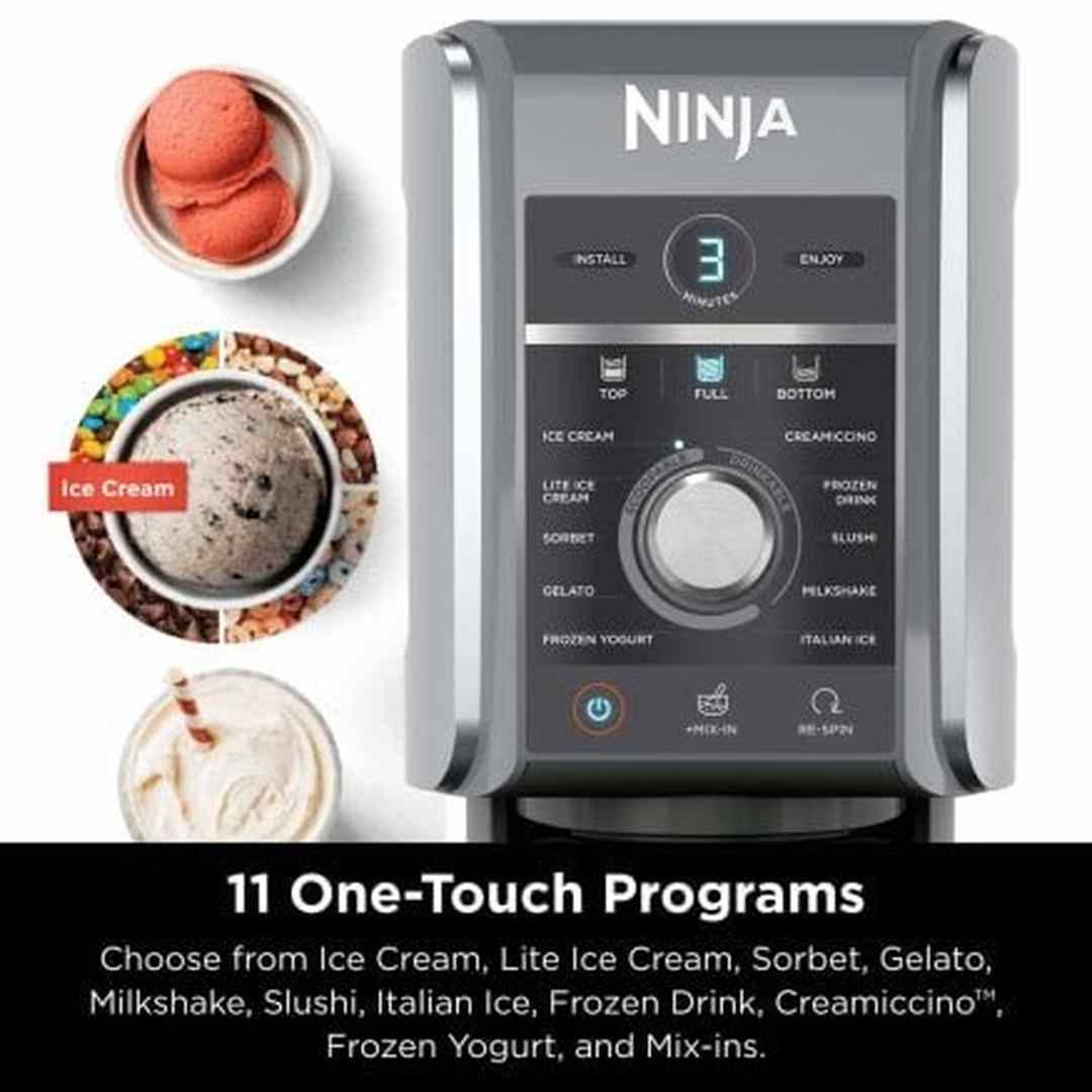 Ninja Creami Deluxe Ice Cream & Frozen Dessert Maker | NC501 Ninja Ice Cream Maker Euronics Ireland