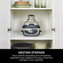 Ninja Crispi™ 4-in-1 Portable Glass Air Fryer Cooking System - Stone | FN101UKST Ninja Grill Euronics Ireland