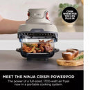 Ninja Crispi™ 4-in-1 Portable Glass Air Fryer Cooking System - Stone | FN101UKST Ninja Grill Euronics Ireland