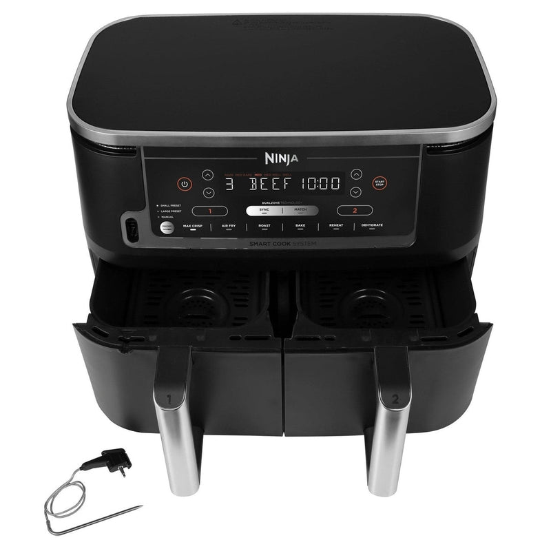 Ninja Foodi Max Dual Zone Air Fryer with Digital Probe | AF451UK Ninja Euronics.ie