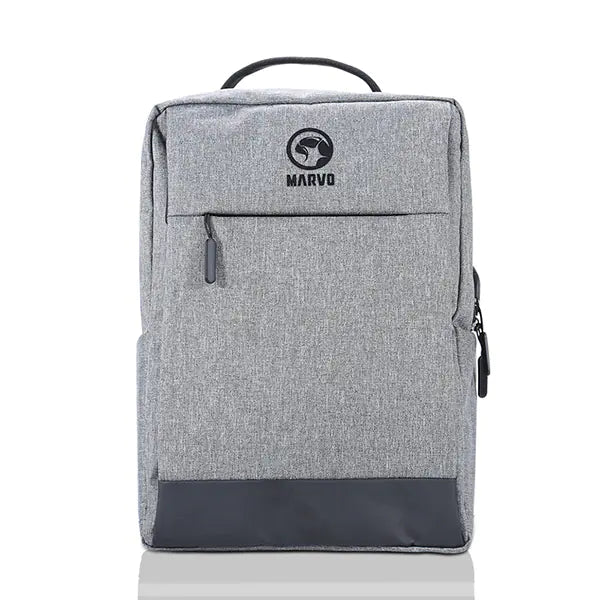 Marvo Scorpion Urbano 20 Black Waterproof 15.6 Inch Laptop Backpack with USB Charging Port (Grey) | 907450