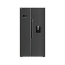 Beko Freestanding American Style Fridge Freezer with HarvestFresh™ Black Steel| ASD2442VPZ Beko Fridge Freezer Euronics Ireland
