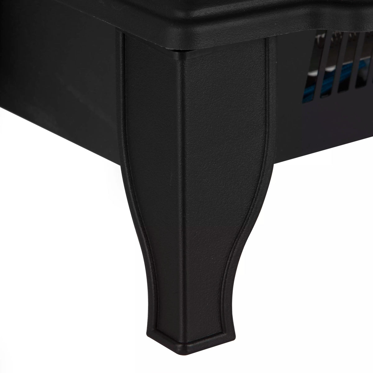 Warmlite Mable WL46021 stove fire cabriole leg and cast-effect trim detail