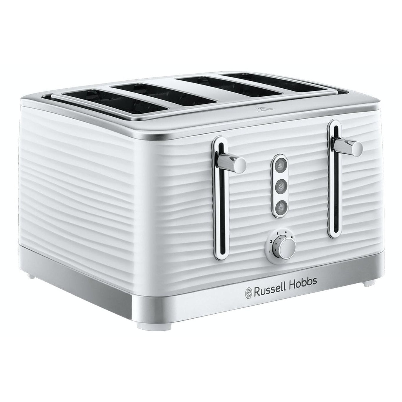 Russell Hobbs Inspire 4 Slice White Toaster | 24380 Russell Hobbs 