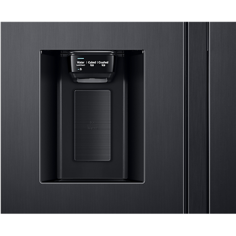 Samsung American Style Black Fridge Freezer with SpaceMax Technology | RS68CG853EB1EU Samsung Euronics.ie
