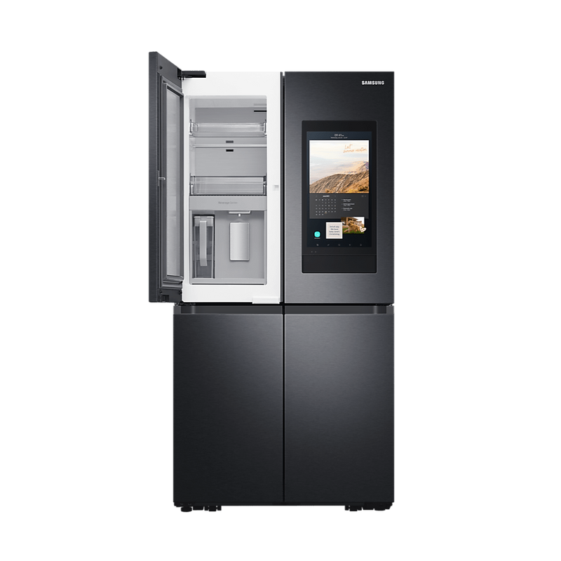 Samsung Family Hub American Fridge Freezer with Beverage Center in Black | RF65A977FB1/EU Samsung American Fridge Freezer Euronics Ireland