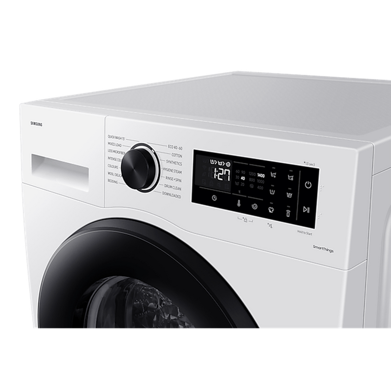 Samsung Series 5 AI 9kg EcoBubble Washing Machine - White | WW90CGC04DAEEU Samsung Euronics.ie