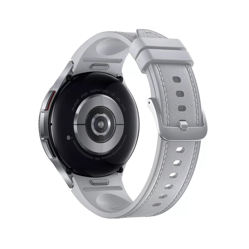 Samsung Watch6 Classic 47mm in Silver | SM-R960NZSAEUA Samsung Smartwatch Euronics Ireland