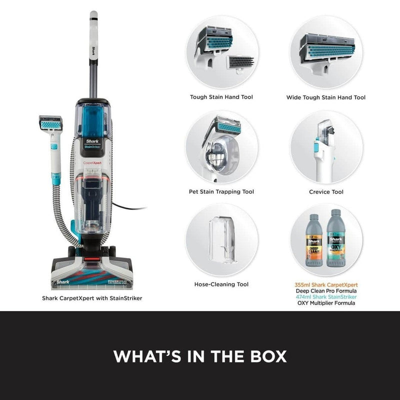 Shark CarpetXpert Deep Carpet Cleaner with Built-In StainStriker | EX200UK Shark Euronics.ie