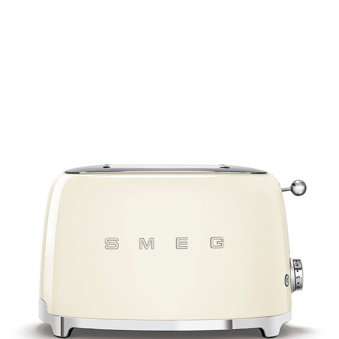 Smeg 50's Retro Style 2 Slice Toaster | Cream Smeg 