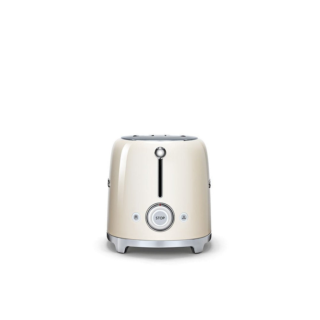 Smeg 50's Retro Style 2 Slice Toaster | Cream Smeg Toaster Euronics Ireland