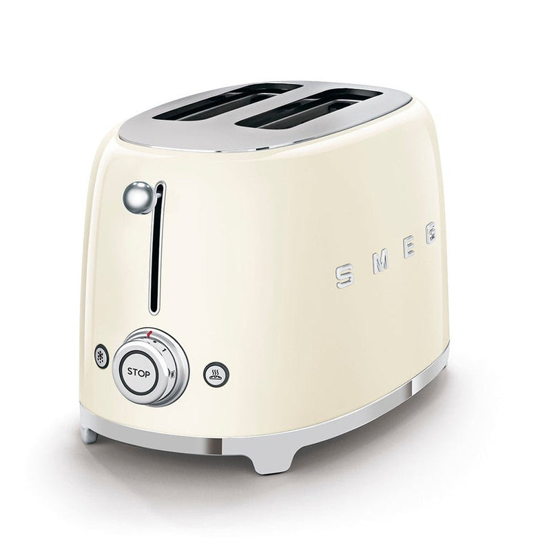 Smeg 50's Retro Style 2 Slice Toaster | Cream Smeg Euronics.ie