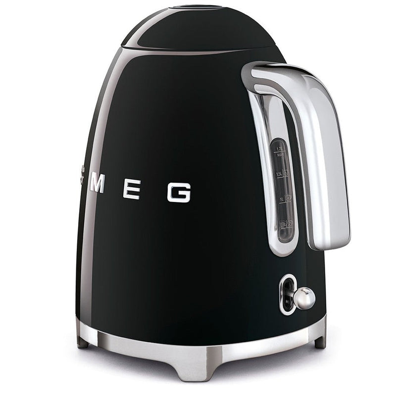 Smeg Retro 50's Style 1.7 Litre Kettle | Black Smeg Euronics.ie