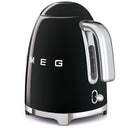 Smeg Retro 50's Style 1.7 Litre Kettle | Black Smeg Kettle Euronics Ireland