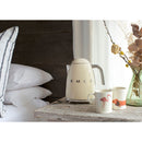 Smeg Retro 50's Style 1.7 Litre Kettle | Cream Smeg Kettle Euronics Ireland