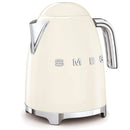 Smeg Retro 50's Style 1.7 Litre Kettle | Cream Smeg Kettle Euronics Ireland