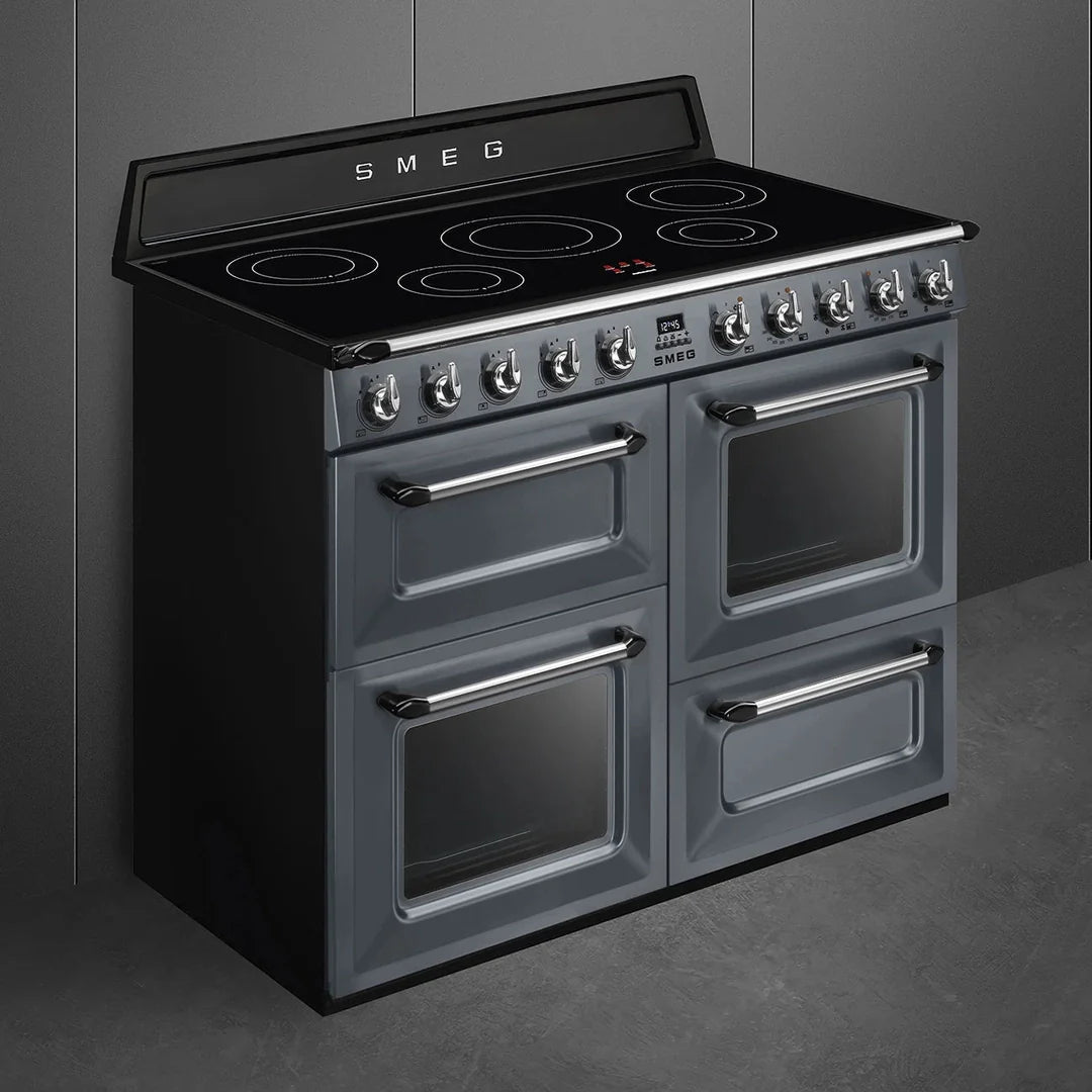 Smeg Victoria 110cm Induction Range Cooker Slate Grey | TR4110IGR Smeg Euronics.ie