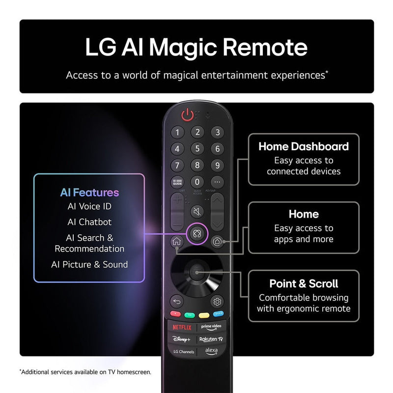 LG OLED AI 48" 4K HDR Smart TV | OLED48B56LA.AEK LG TV Euronics Ireland