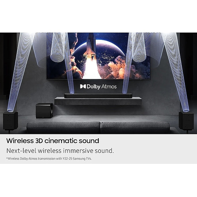 Samsung Q930F Q‑Series 9.1.4‑Channel Soundbar with Subwoofer & Rear Speakers | HW-Q930F/XU