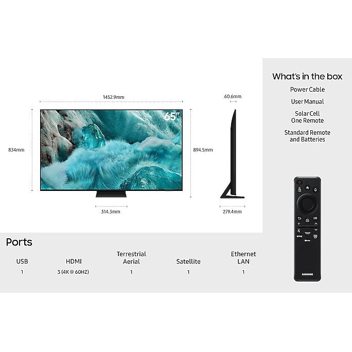 Samsung QLED 65″ 4K Smart TV | QE65Q7F5AUXXU