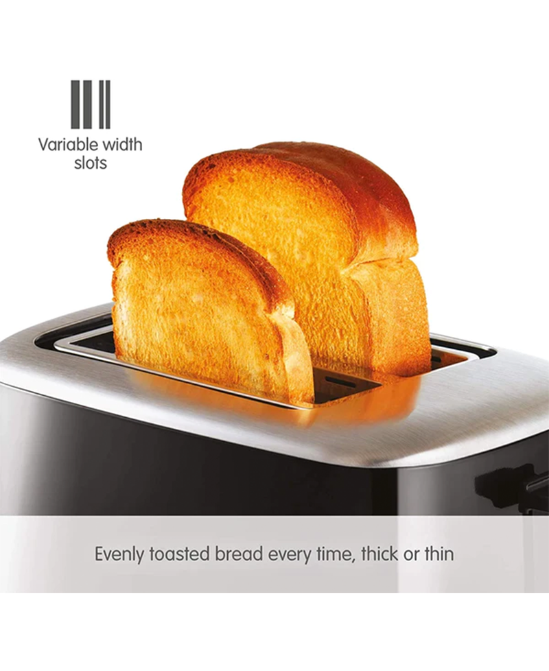 Morphy Richards Equip 2 Slice Black Toaster | 222064 Redmond Electric Gorey