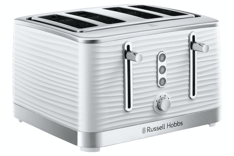 Russell Hobbs Inspire 4 Slice White Toaster | 24380