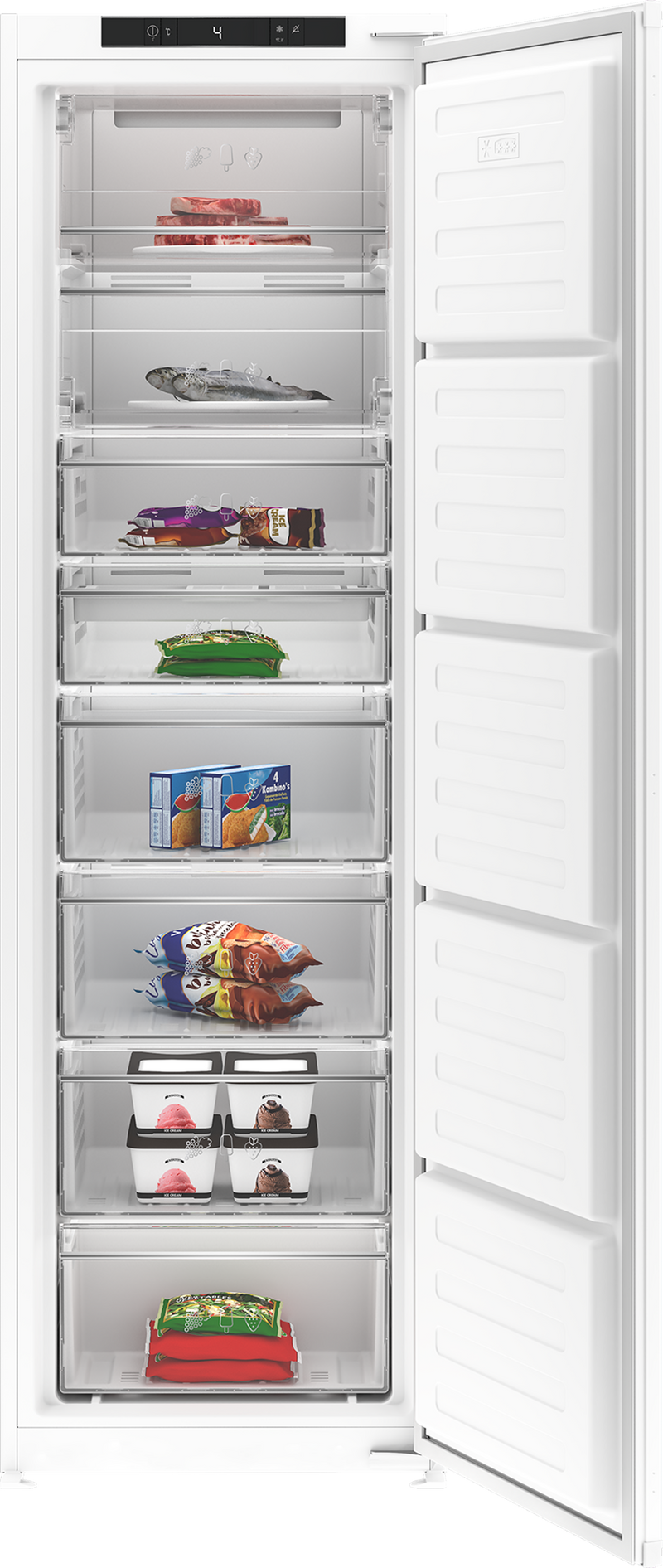 Blomberg Tall Integrated Frost Free Freezer | FNT3454i
