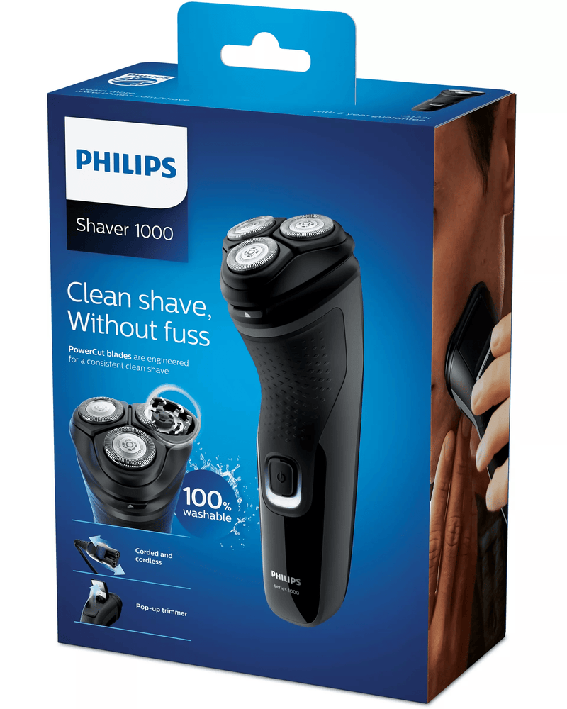 Philips Shaver Series 1000 Dry Electric Shaver | S1231/41