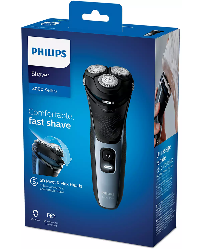 Philips Series 3000 Wet & Dry Cordless Shaver S3133/51 Redmond Electric Gorey 