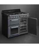 Smeg 100cm Traditional Dual Fuel Range Cooker | Slate Grey TR103GR Redmond Electric Gorey