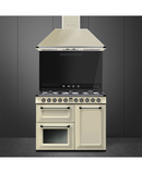 Smeg 100cm Traditional Dual Fuel Range Cooker | Cream TR103P Redmond Electric Gorey