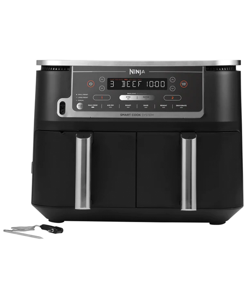 Ninja Foodi Max Dual Zone Air Fryer with Digital Probe AF451UK Redmond Electric Gorey