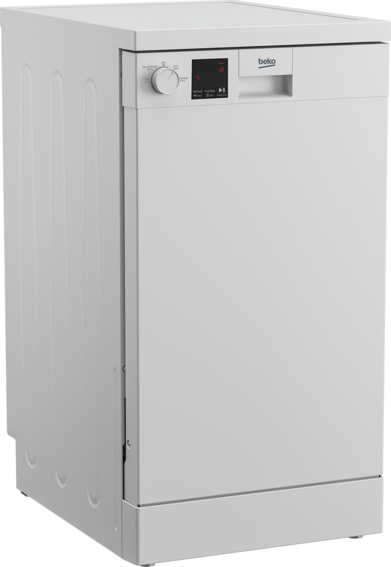 Beko 10 Place Freestanding Slimline 45cm Dishwasher | DVS04X20W